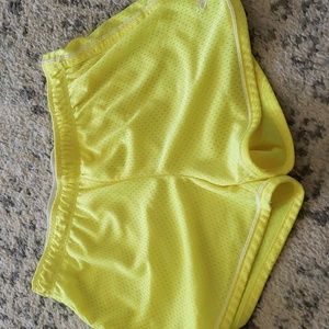 Justice mesh shorts 14 girls neon yellow 💛